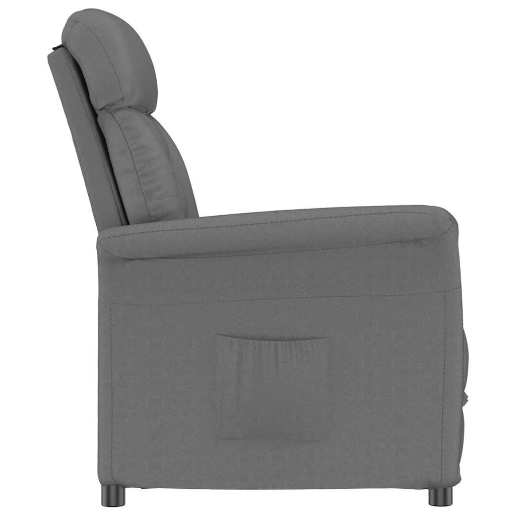 Recliner Stol Mørkegrå Mørkegrå 70.5 x 96.5 x 95 cm Stof