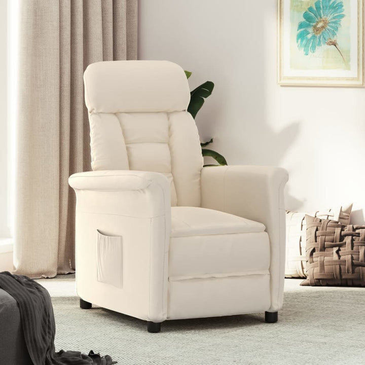 lænestol mikrofiberstof beige