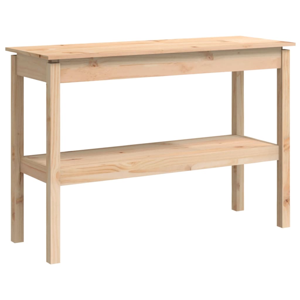 konsolbord 110x40x75 cm massivt fyrretræ