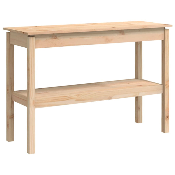 konsolbord 110x40x75 cm massivt fyrretræ