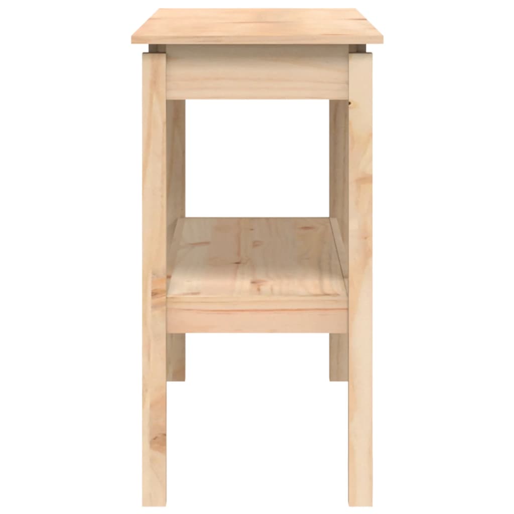 konsolbord 110x40x75 cm massivt fyrretræ