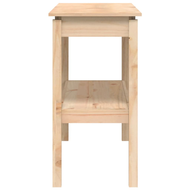 konsolbord 110x40x75 cm massivt fyrretræ