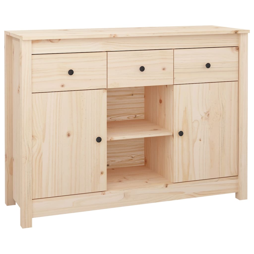 skænk 100x35x74,5 cm massivt fyrretræ