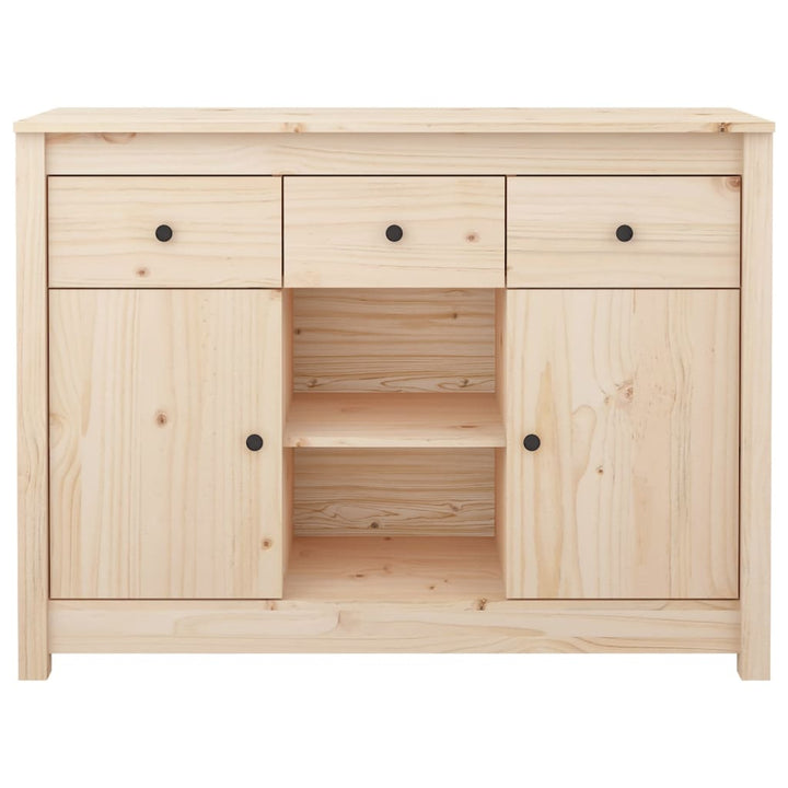 skænk 100x35x74,5 cm massivt fyrretræ
