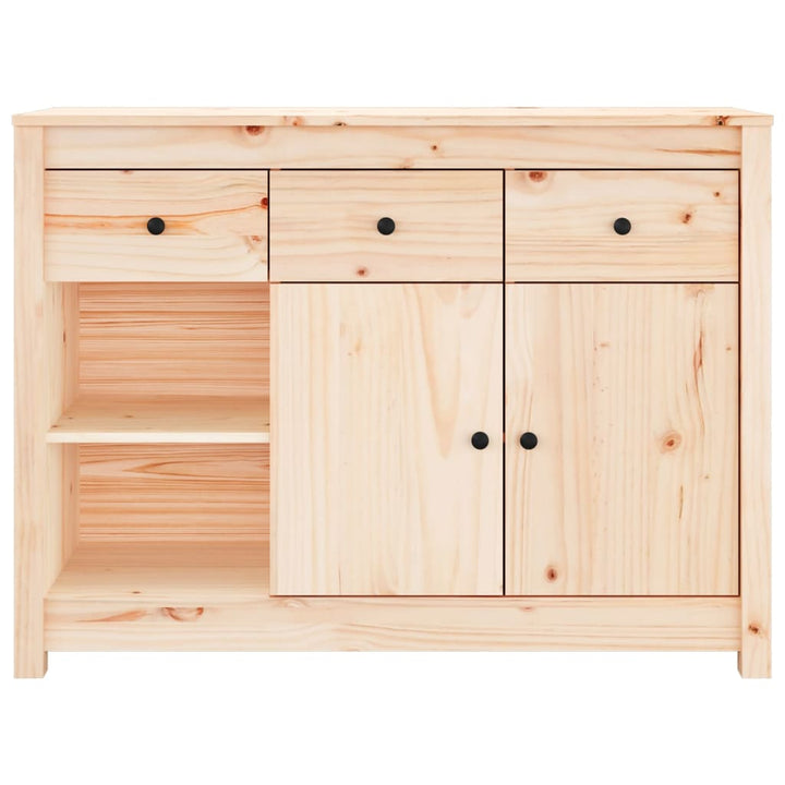 skænk 100x35x74 cm massivt fyrretræ