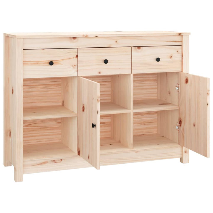 skænk 100x35x74 cm massivt fyrretræ
