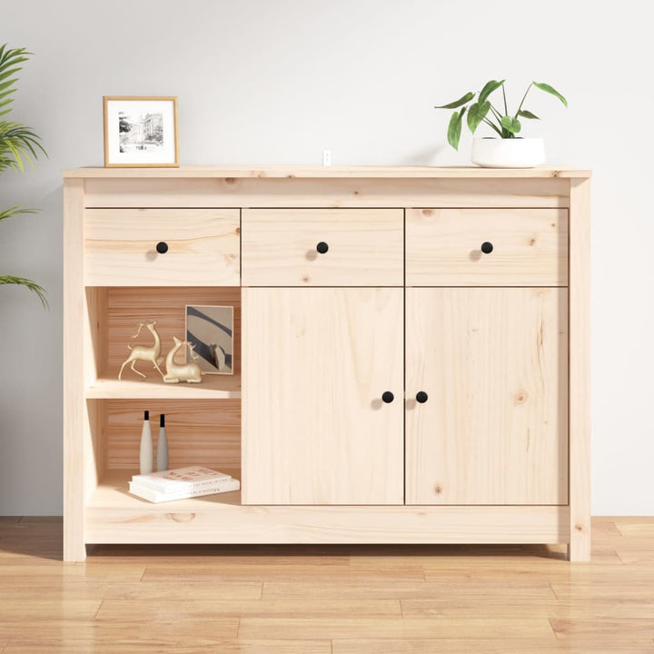 skænk 100x35x74 cm massivt fyrretræ