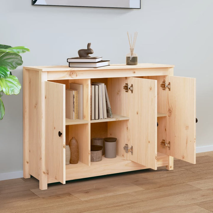 skænk 100x35x74 cm massivt fyrretræ