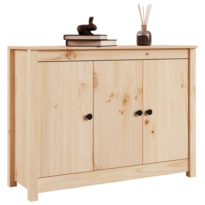 skænk 100x35x74 cm massivt fyrretræ
