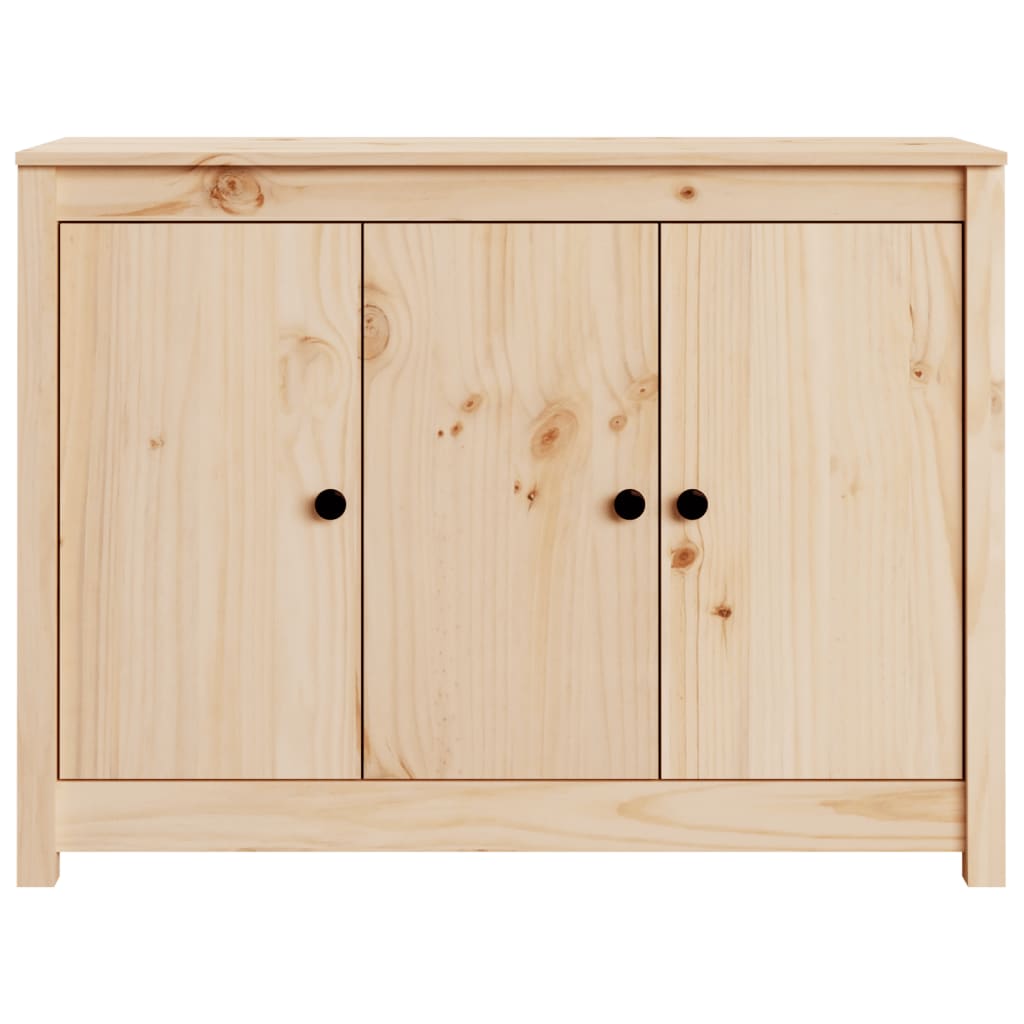 skænk 100x35x74 cm massivt fyrretræ