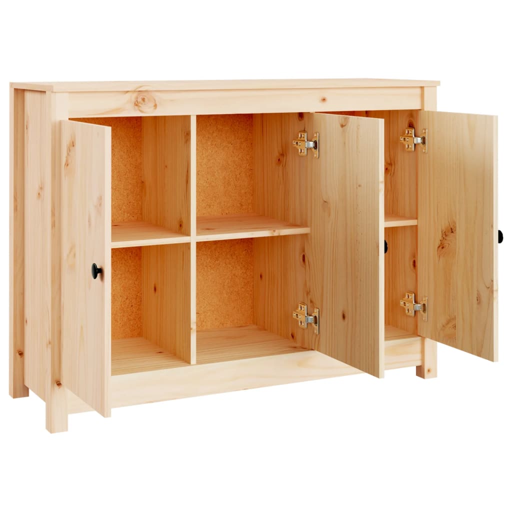 skænk 100x35x74 cm massivt fyrretræ