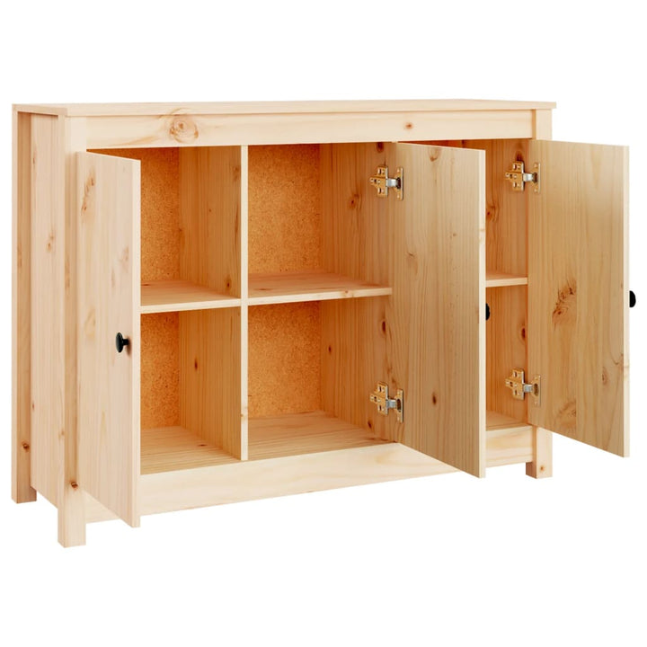 skænk 100x35x74 cm massivt fyrretræ