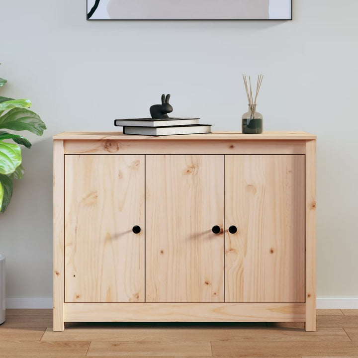 skænk 100x35x74 cm massivt fyrretræ