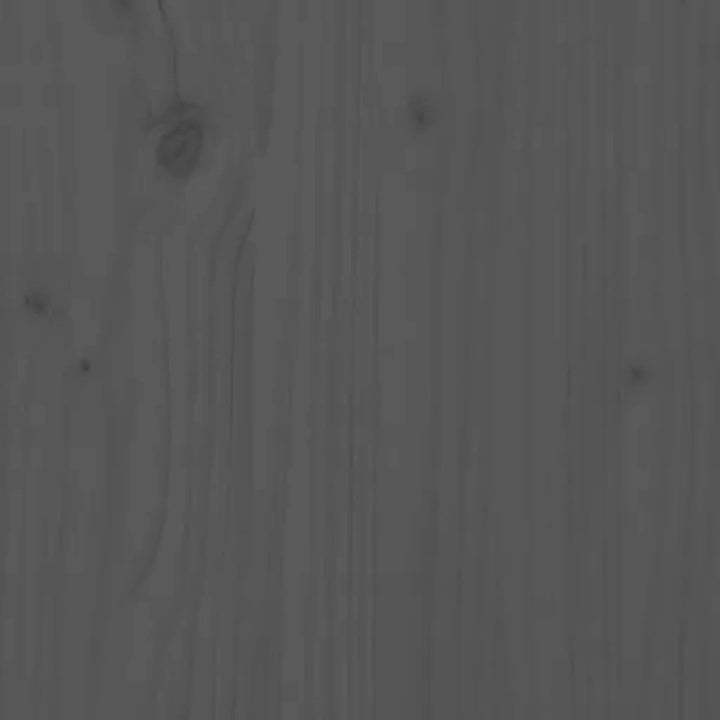 skænk 100x35x74 cm massivt fyrretræ grå