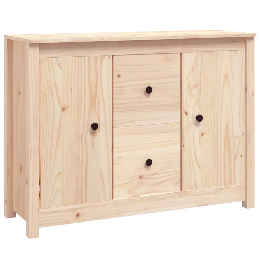 skænk 100x35x74 cm massivt fyrretræ