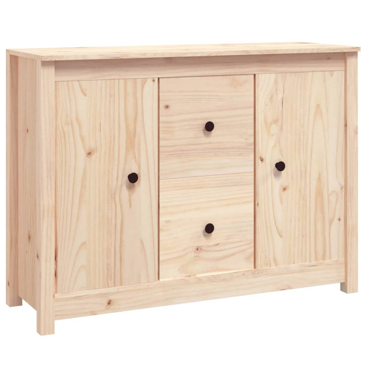 skænk 100x35x74 cm massivt fyrretræ