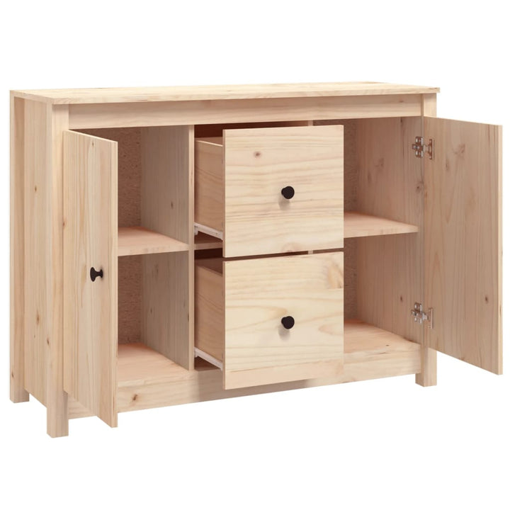 skænk 100x35x74 cm massivt fyrretræ