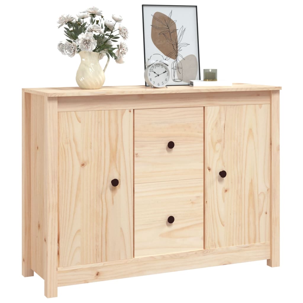 skænk 100x35x74 cm massivt fyrretræ