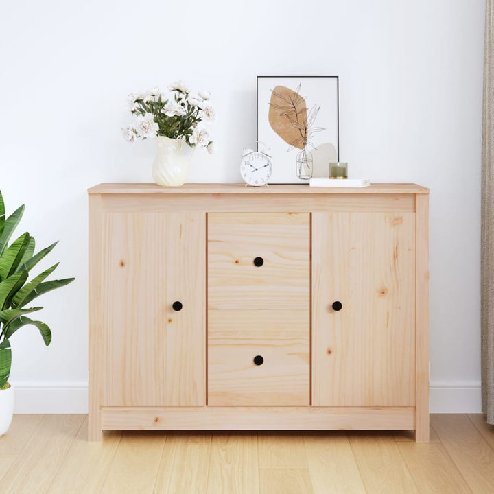 skænk 100x35x74 cm massivt fyrretræ