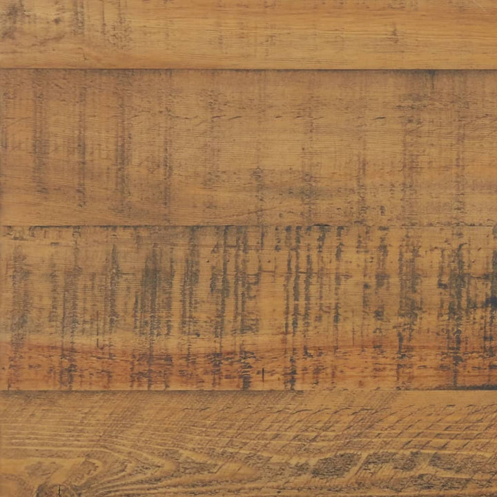 sengebord 40x30x55 cm massivt genanvendt fyrretræ brun