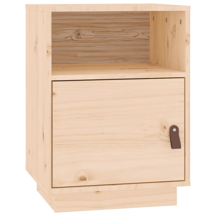 sengeborde 2 stk. 40x34x55 cm massivt fyrretræ