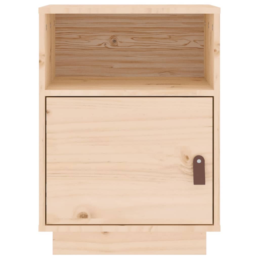 sengeborde 2 stk. 40x34x55 cm massivt fyrretræ