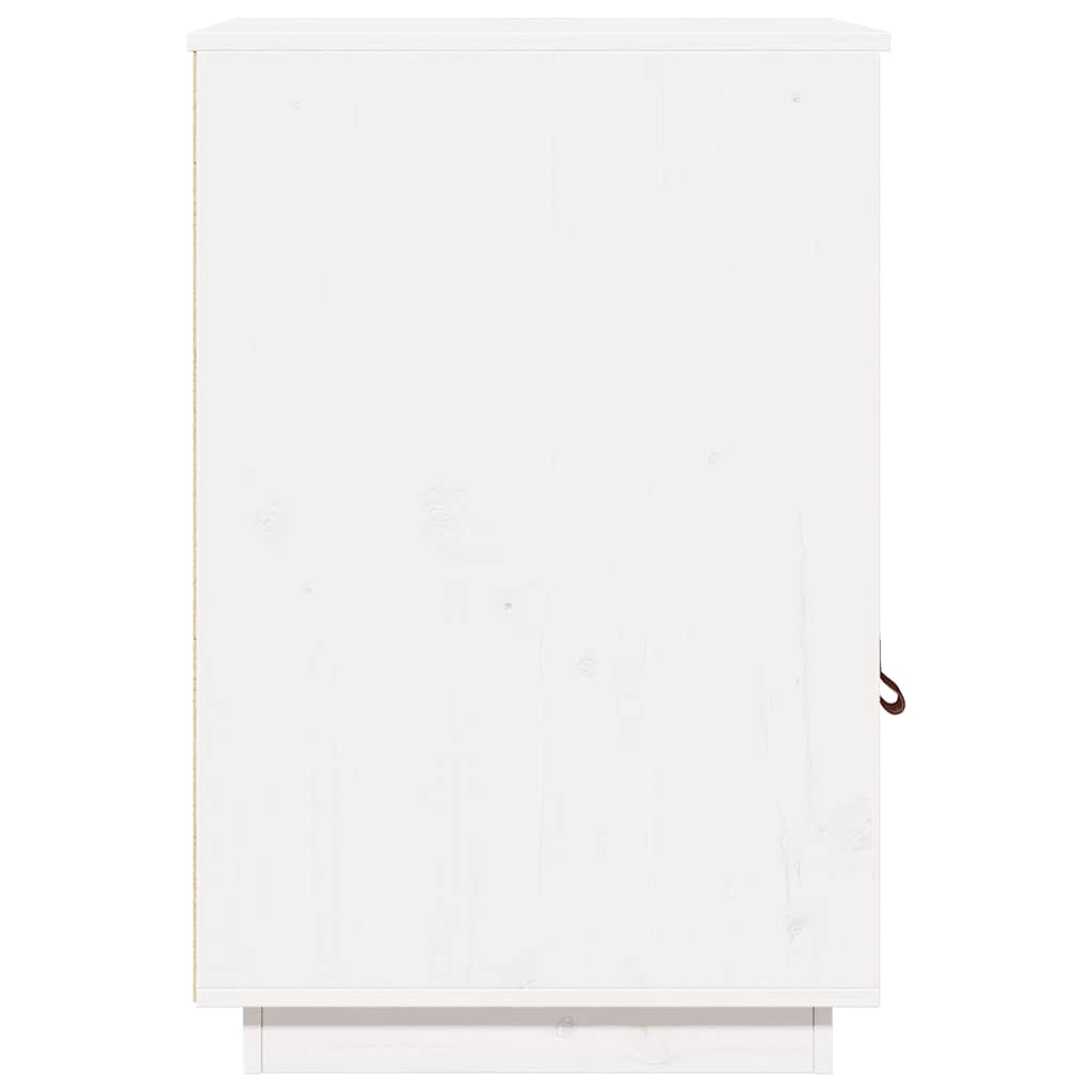 skrivebordsskab 40x50x75 cm massivt fyrretræ hvid