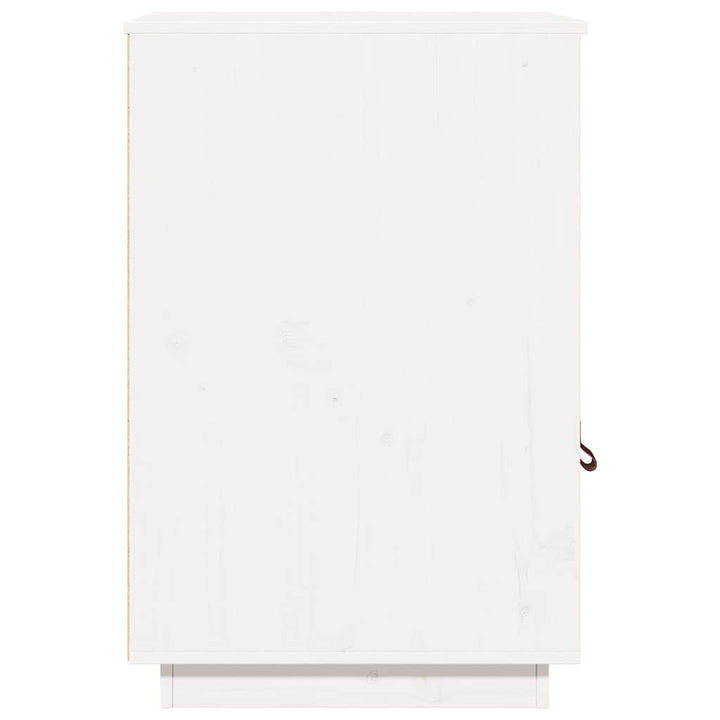 skrivebordsskab 40x50x75 cm massivt fyrretræ hvid