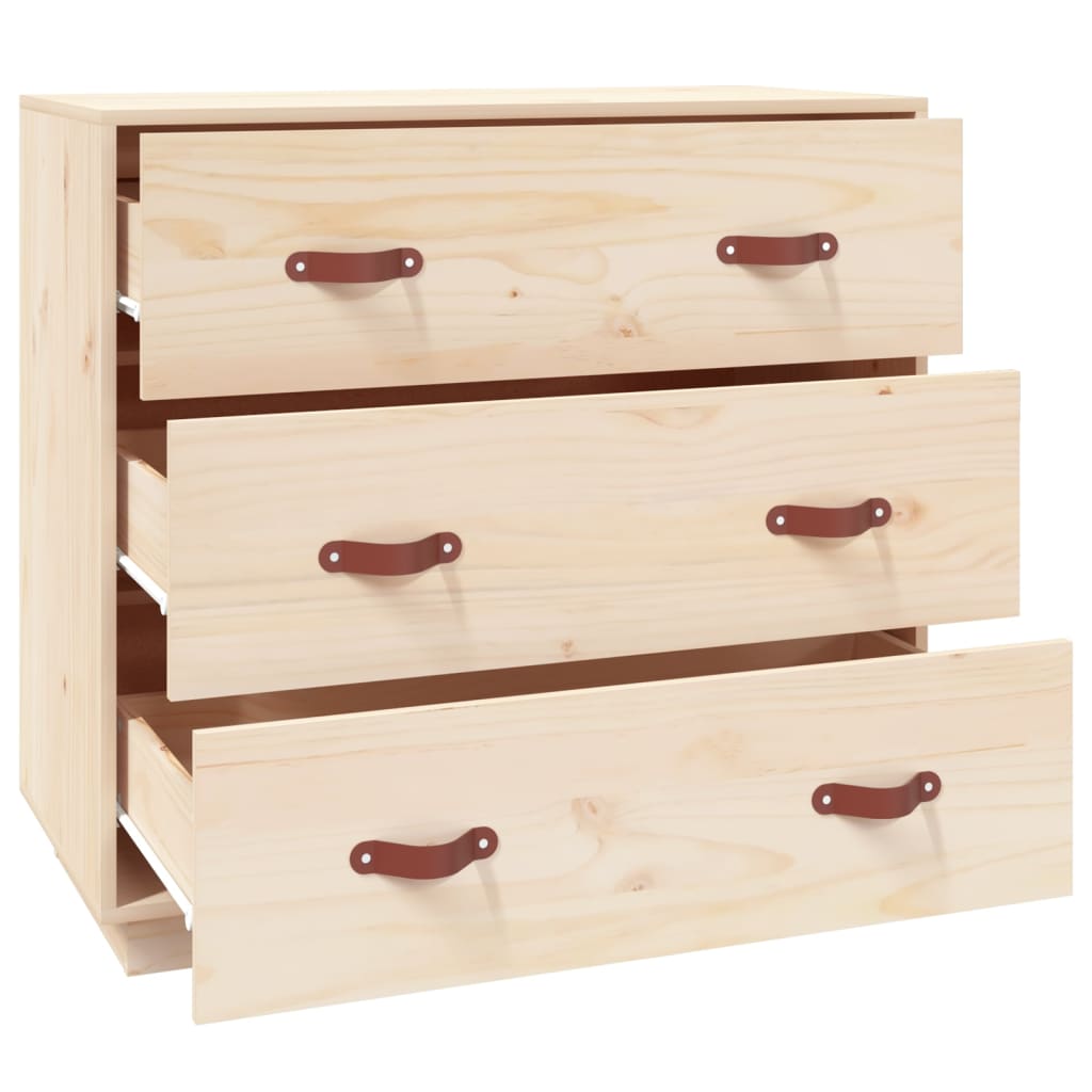 skænk 80x40x75 cm massivt fyrretræ
