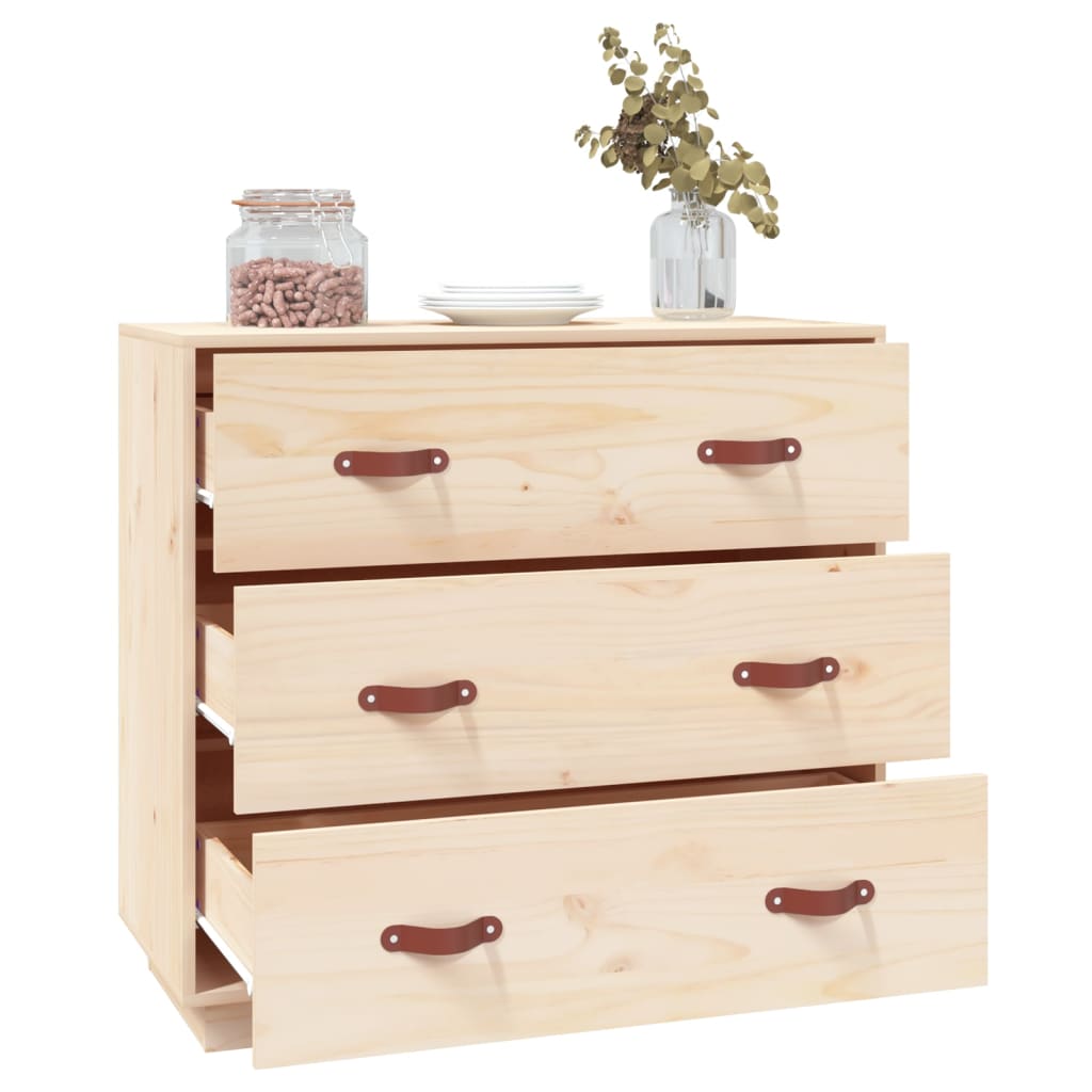 skænk 80x40x75 cm massivt fyrretræ
