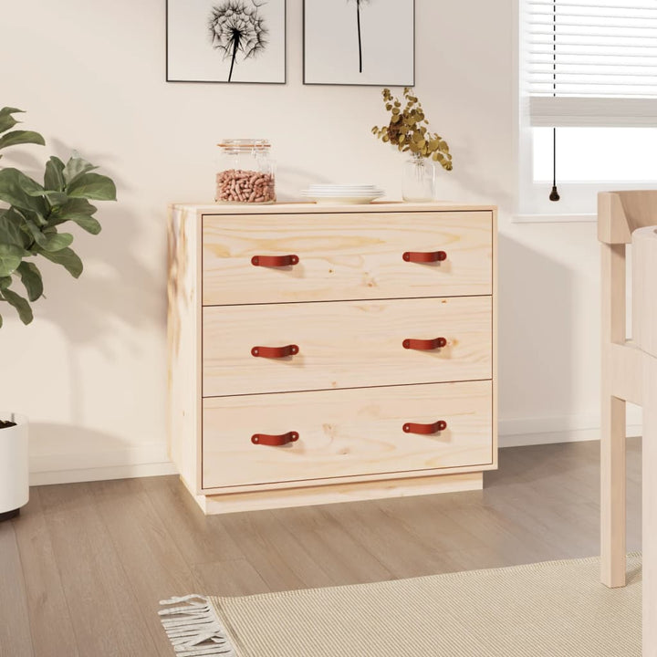 skænk 80x40x75 cm massivt fyrretræ