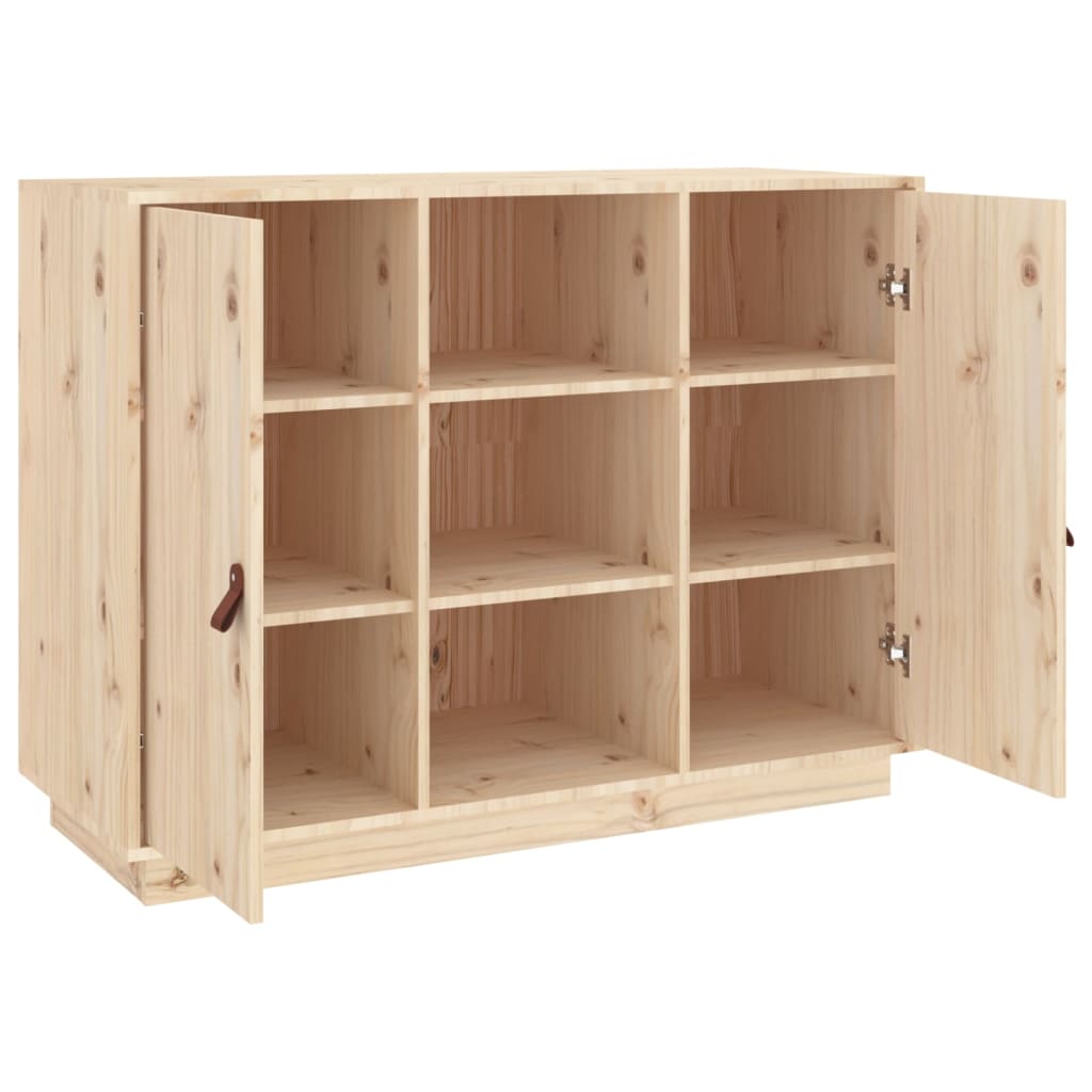 skænk 110x40x75 cm massivt fyrretræ