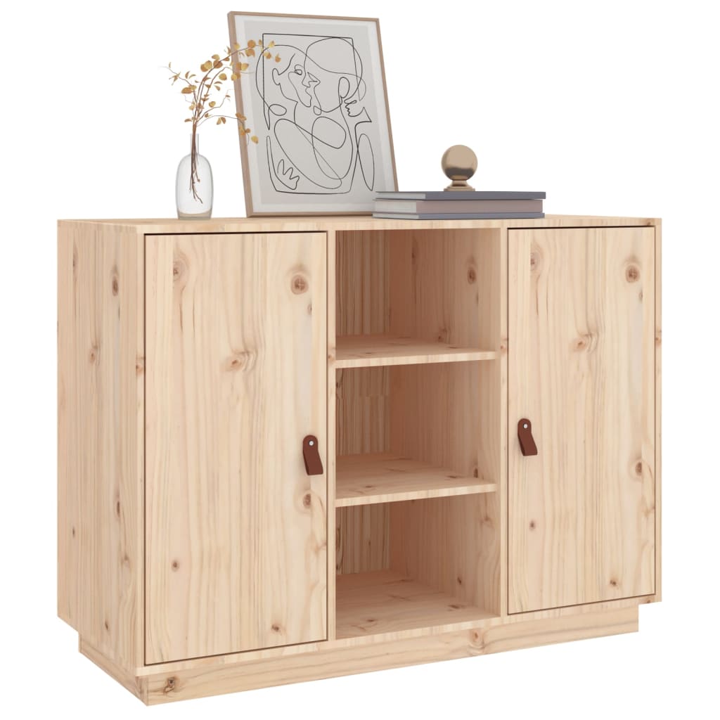 skænk 110x40x75 cm massivt fyrretræ