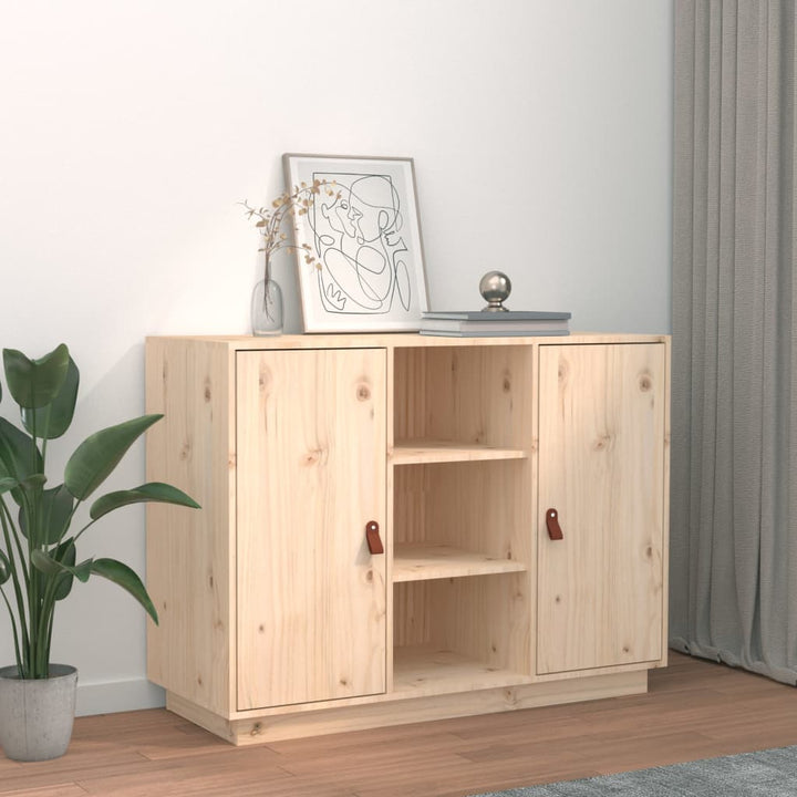 skænk 110x40x75 cm massivt fyrretræ
