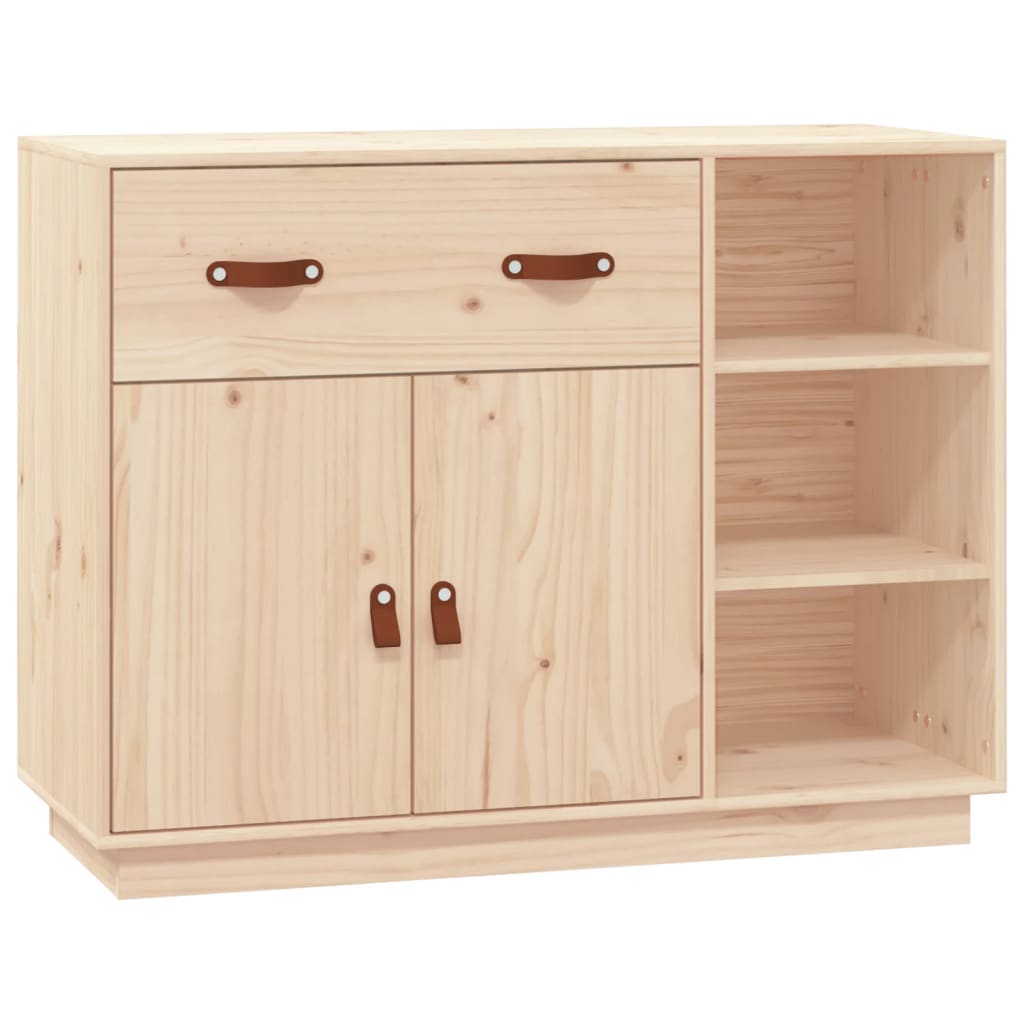 skænk 98,5x40x75 cm massivt fyrretræ