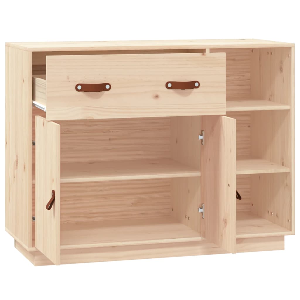 skænk 98,5x40x75 cm massivt fyrretræ