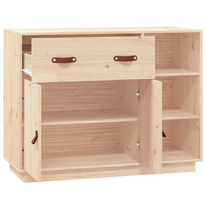 skænk 98,5x40x75 cm massivt fyrretræ