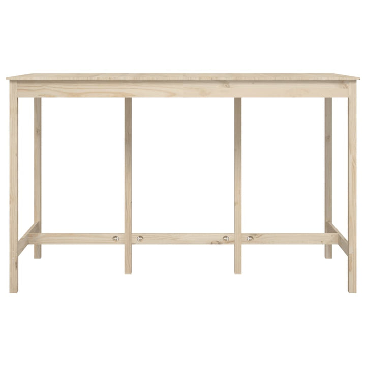 barbord 180x80x110 cm massivt fyrretræ