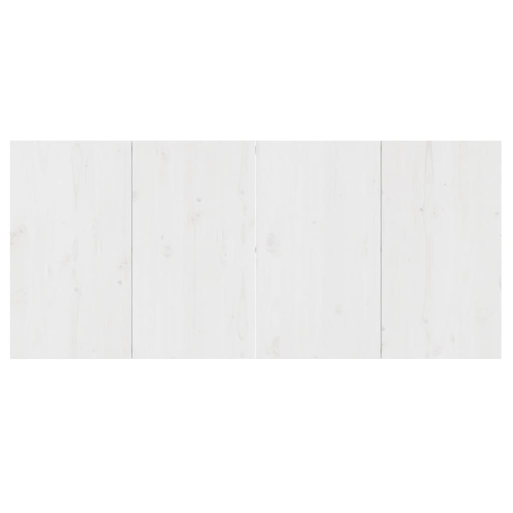 barbord 180x80x110 cm massivt fyrretræ hvid
