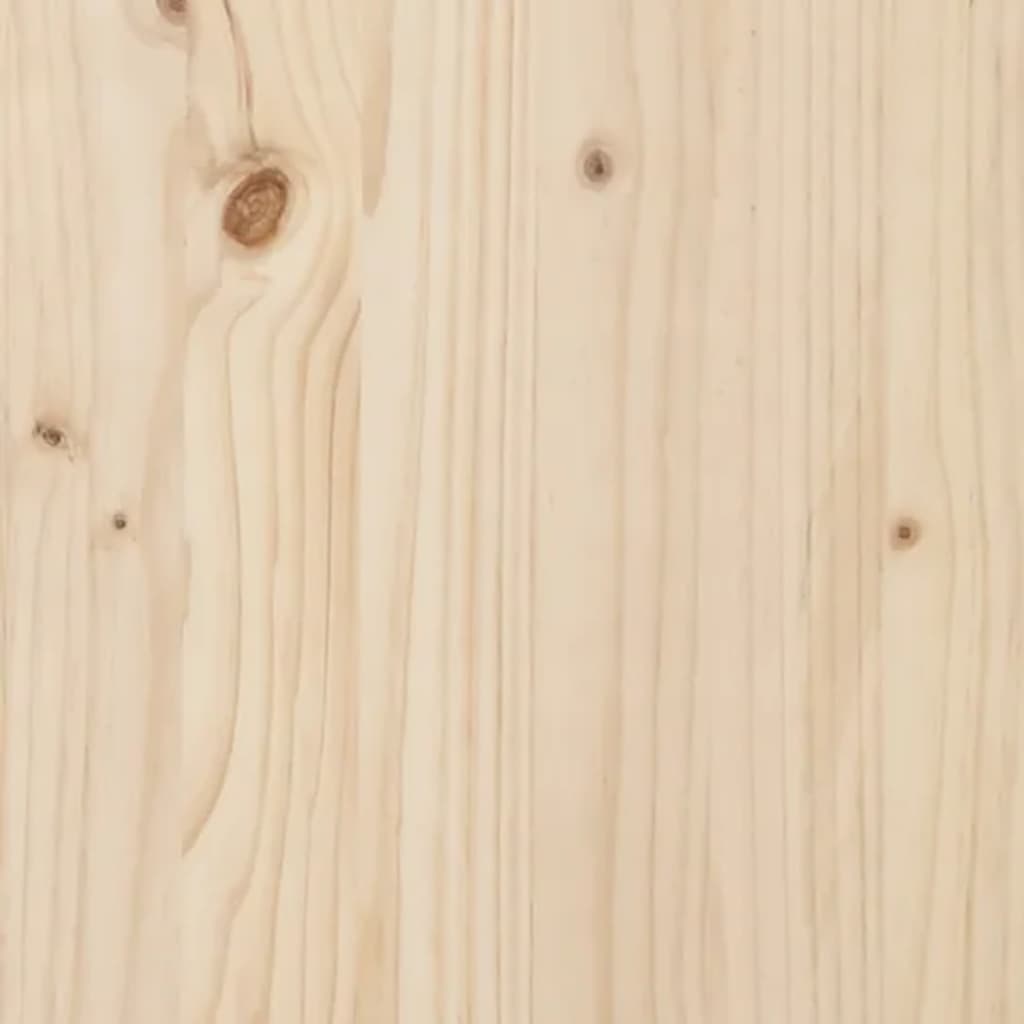 hundeseng 95,5x73,5x90 cm massivt fyrretræ