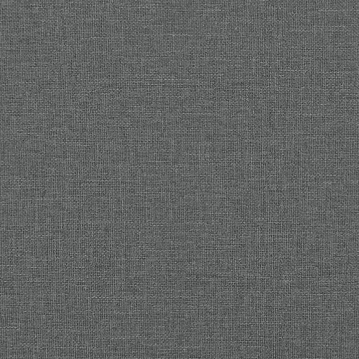 bænk 110,5x45x49 cm stof mørkegrå