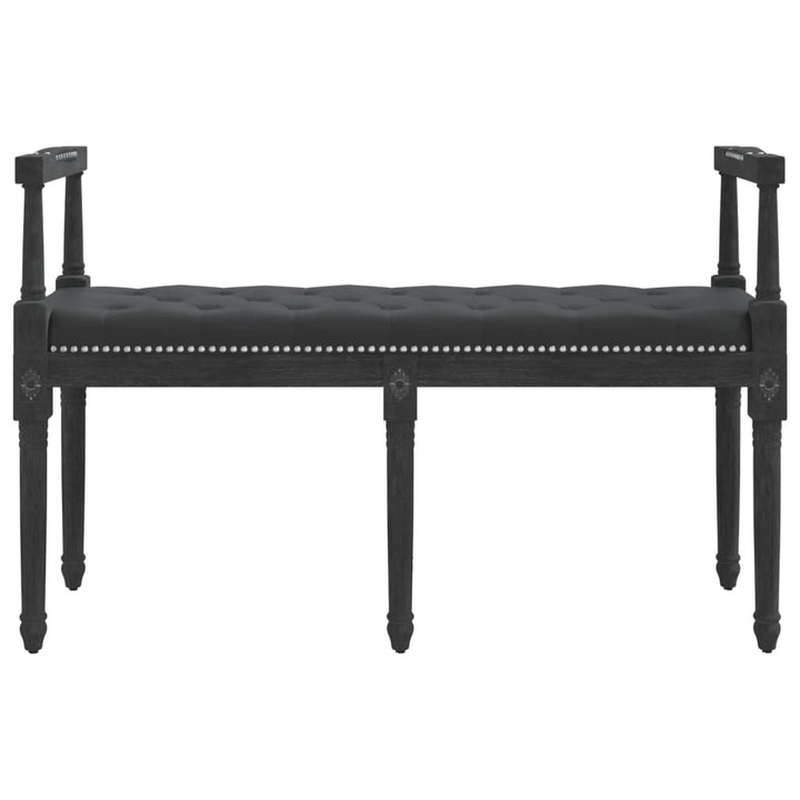 bænk 110x40x70 cm velour sort