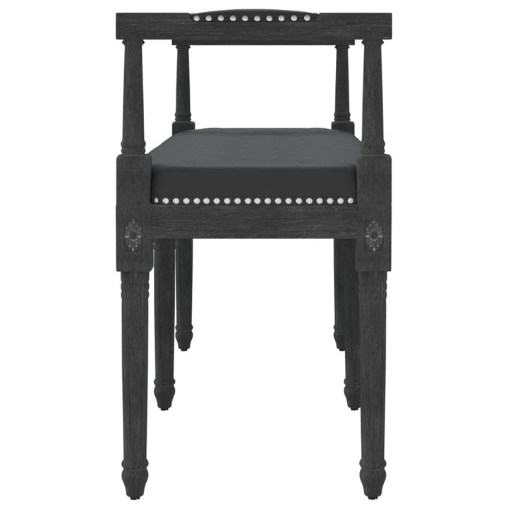 bænk 110x40x70 cm velour sort