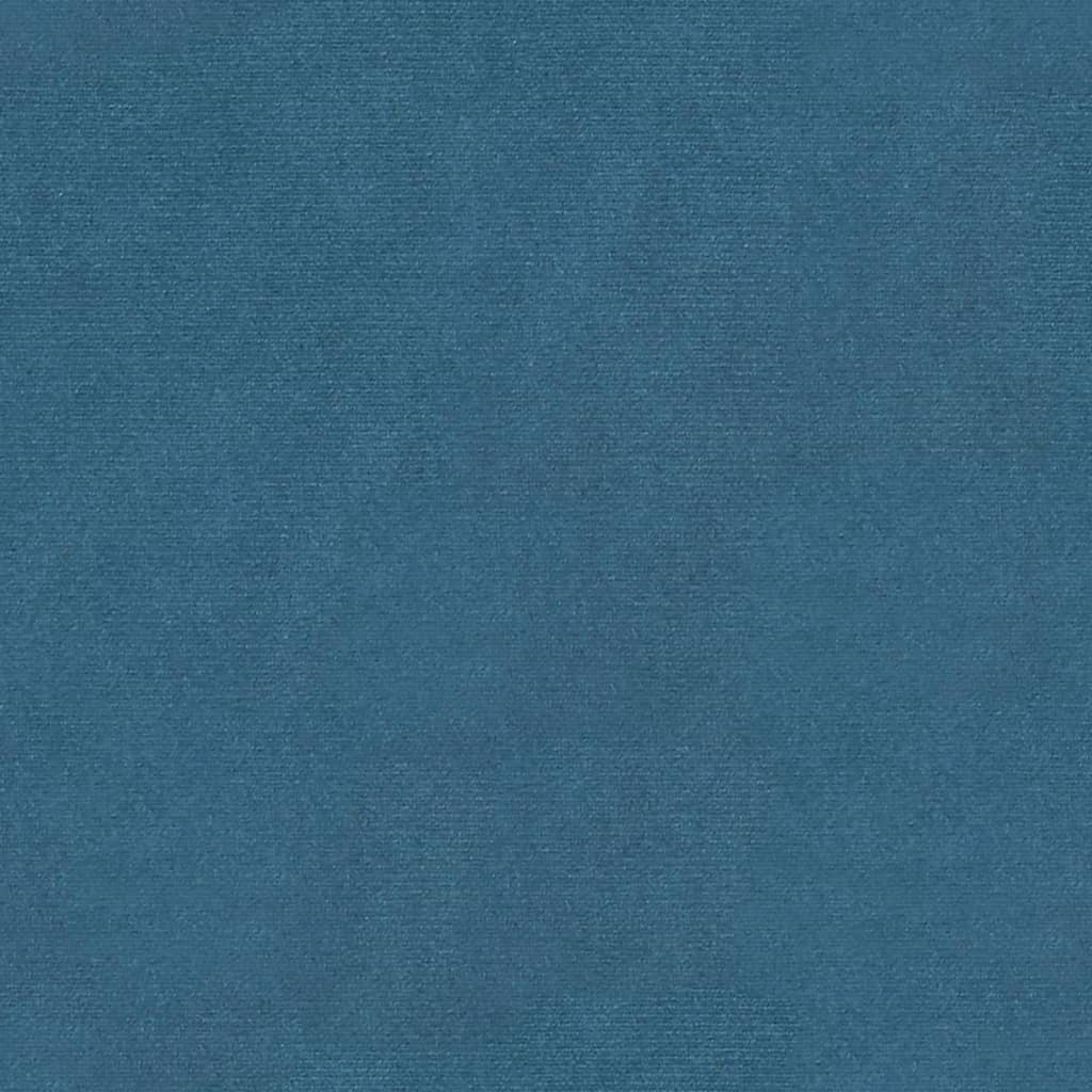 opbevaringsskammel 110x45x49 cm velour blå