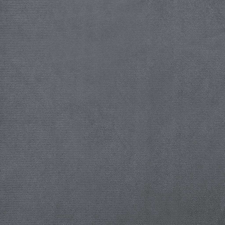 hundeseng 95x55x30 cm velour mørkegrå