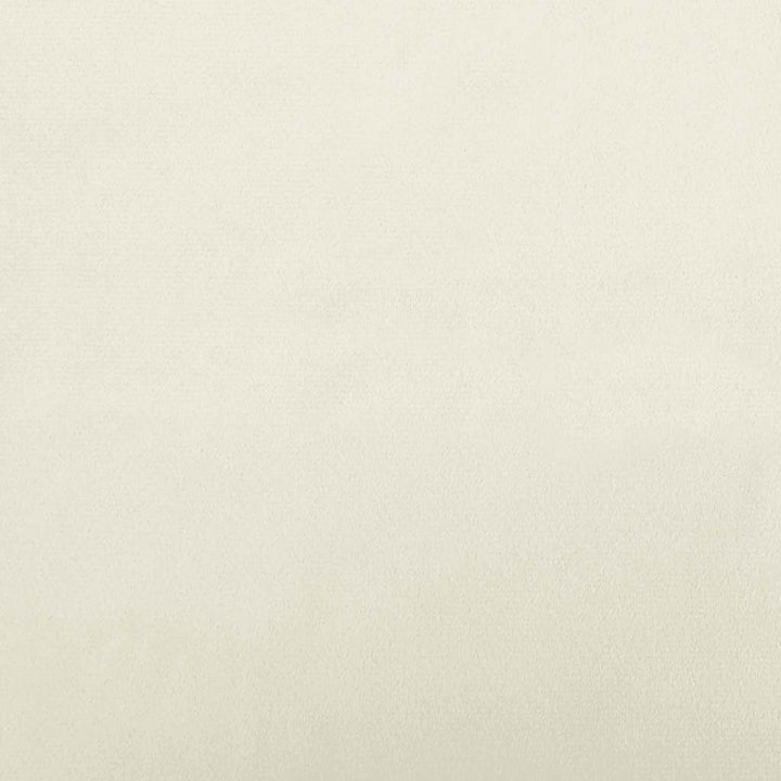 hundeseng 95x55x30 cm velour cremefarvet