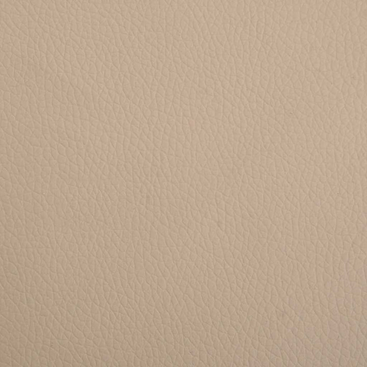 hundeseng 95x55x30 cm kunstlæder cappuccinofarvet