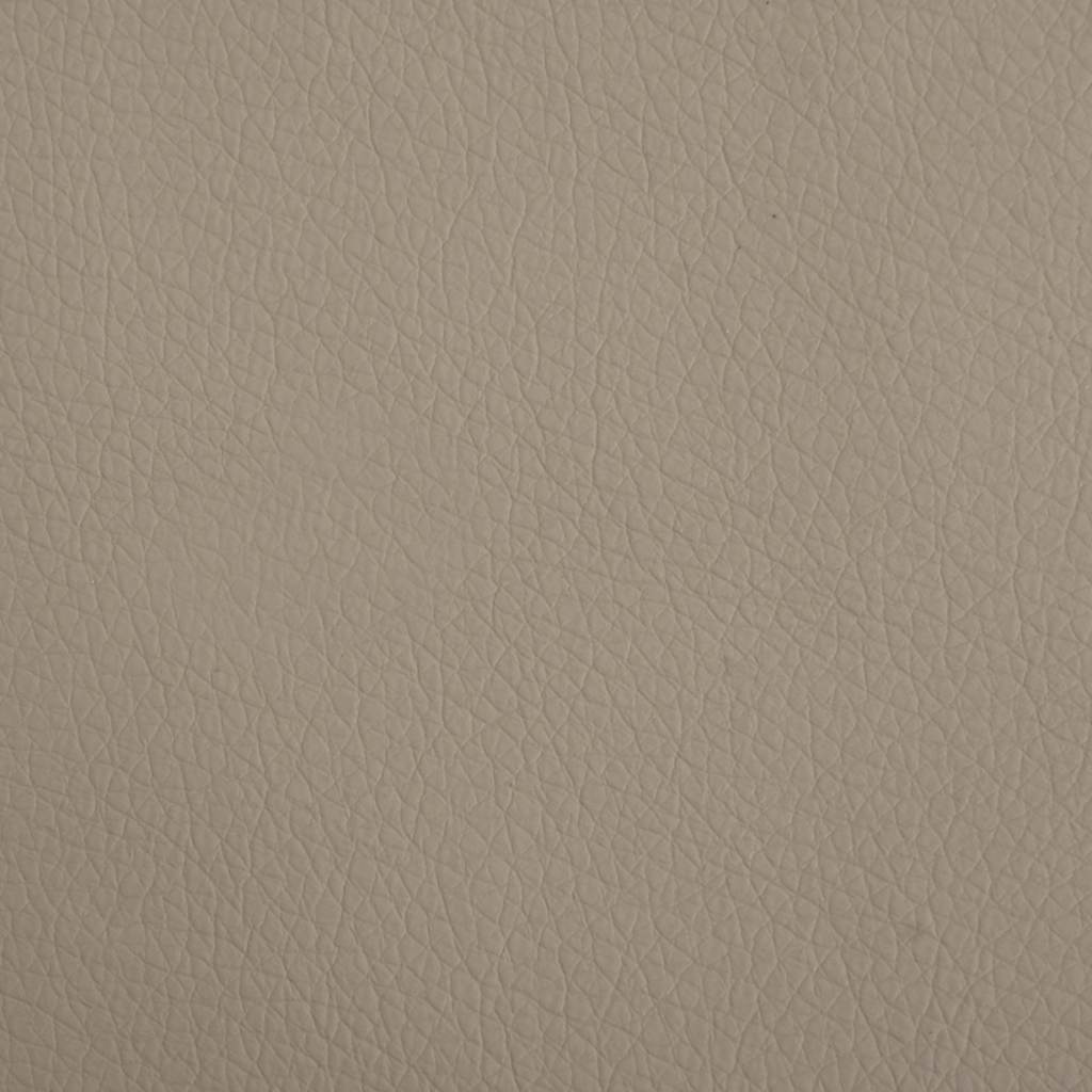 hundeseng 90x53x30 cm kunstlæder cappuccinofarvet
