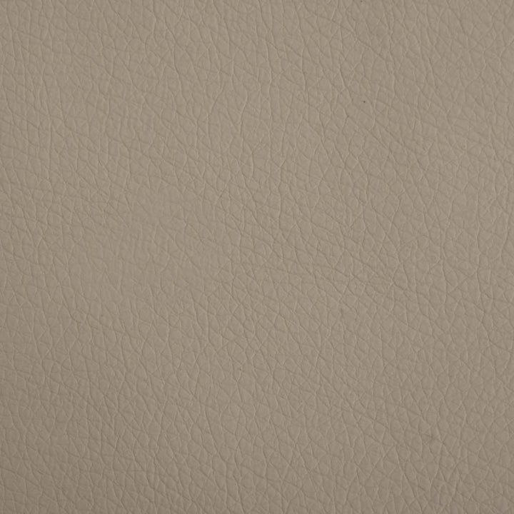 hundeseng 90x53x30 cm kunstlæder cappuccinofarvet