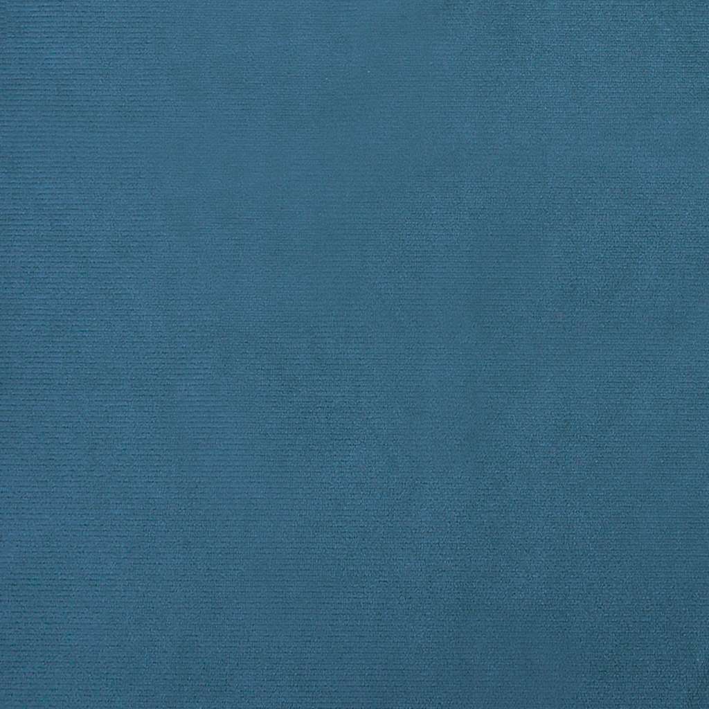 hundeseng 90x53x30 cm velour blå